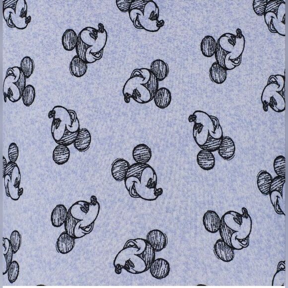 Disney Mickey Mouse 2pc Blue Cozy Long Sleeve Jogger Lounge Pajama Set Size 3X - Picture 5 of 5